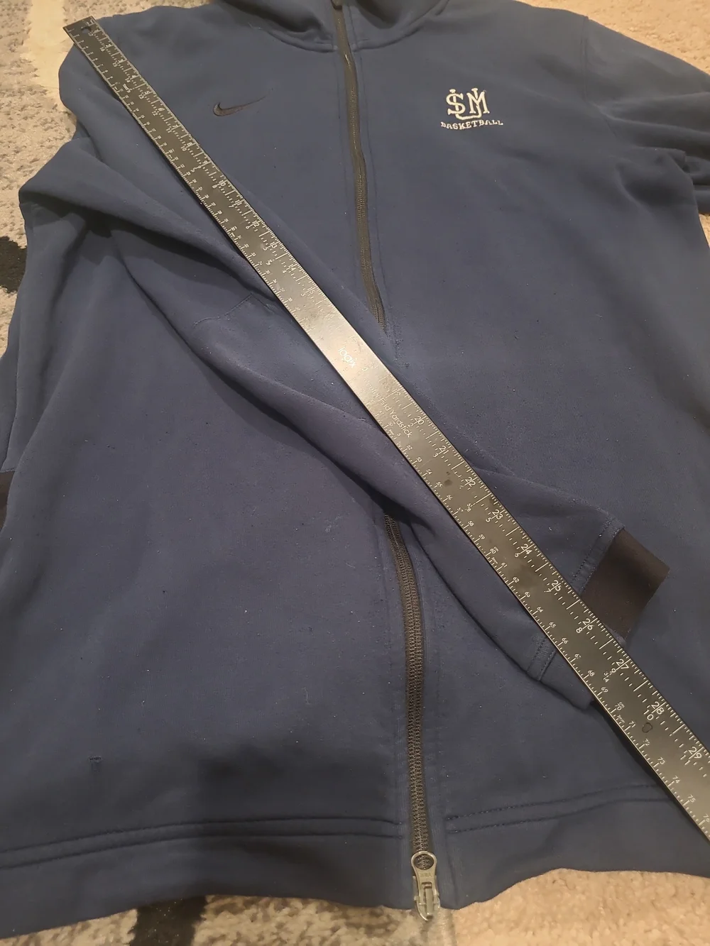 Nike Men's Showtime Full Zip Hoodie LT Custom Embroidery